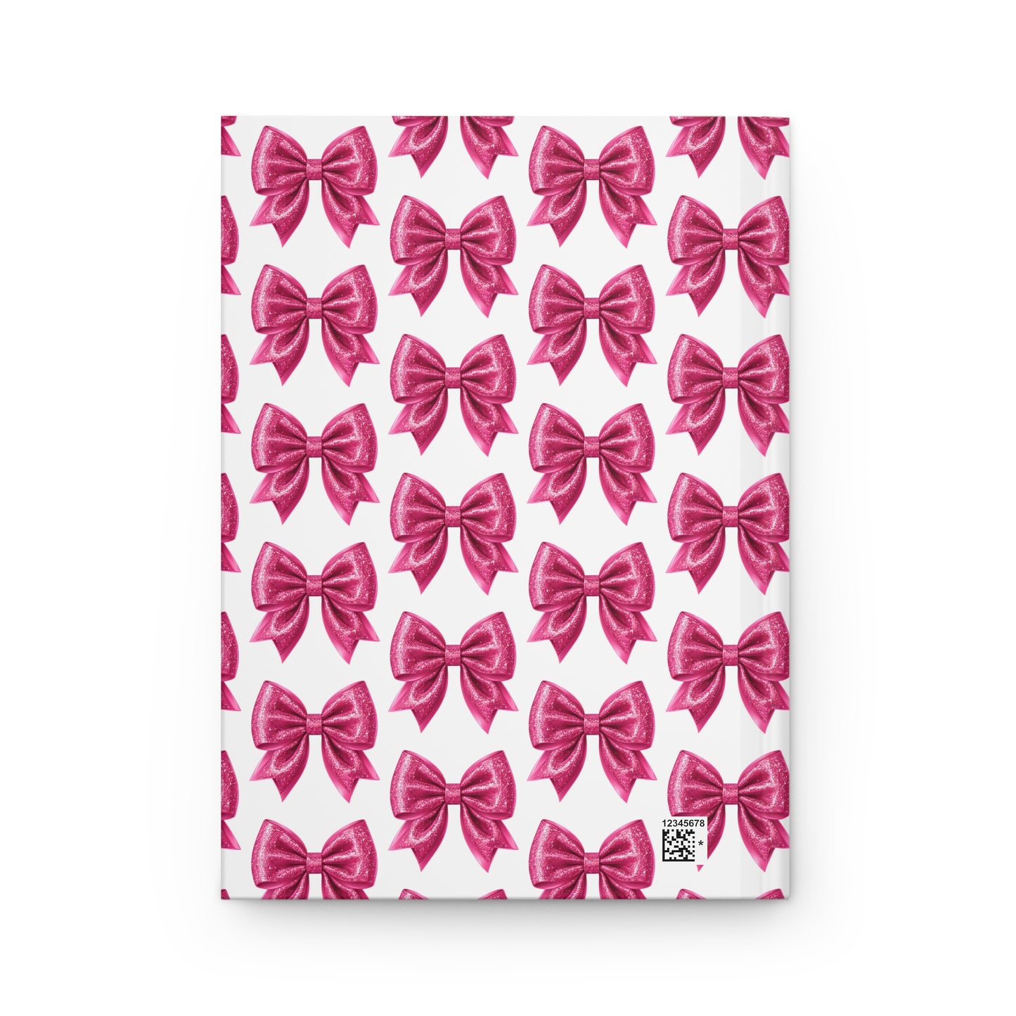 Coquette Glitter Bow Notebook