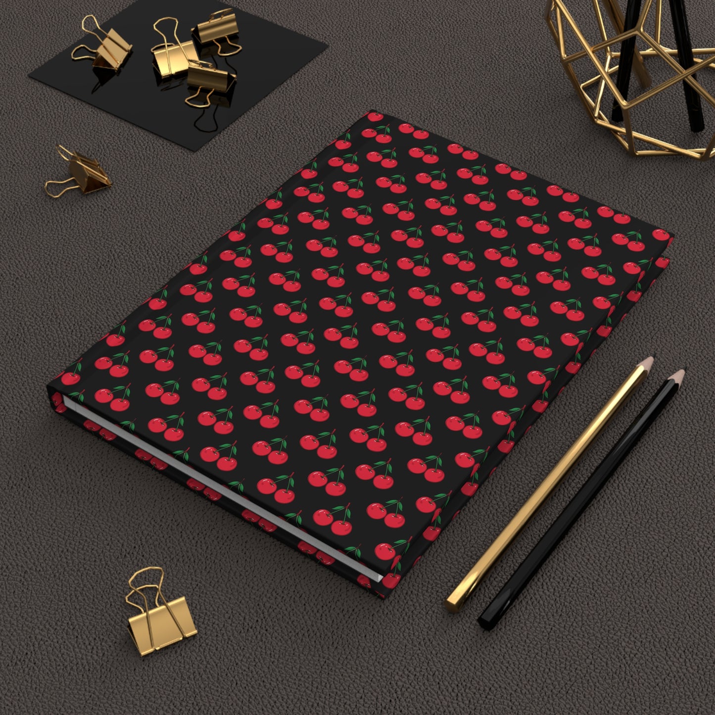 Cherry Notebook - Black
