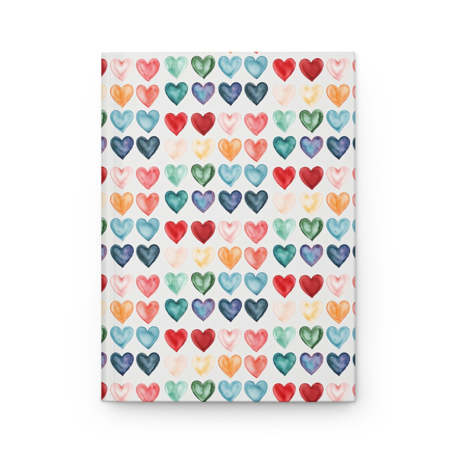Colorful Hearts Notebook