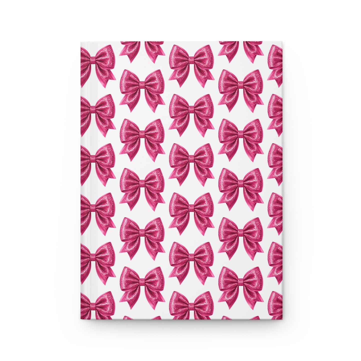 Coquette Glitter Bow Notebook