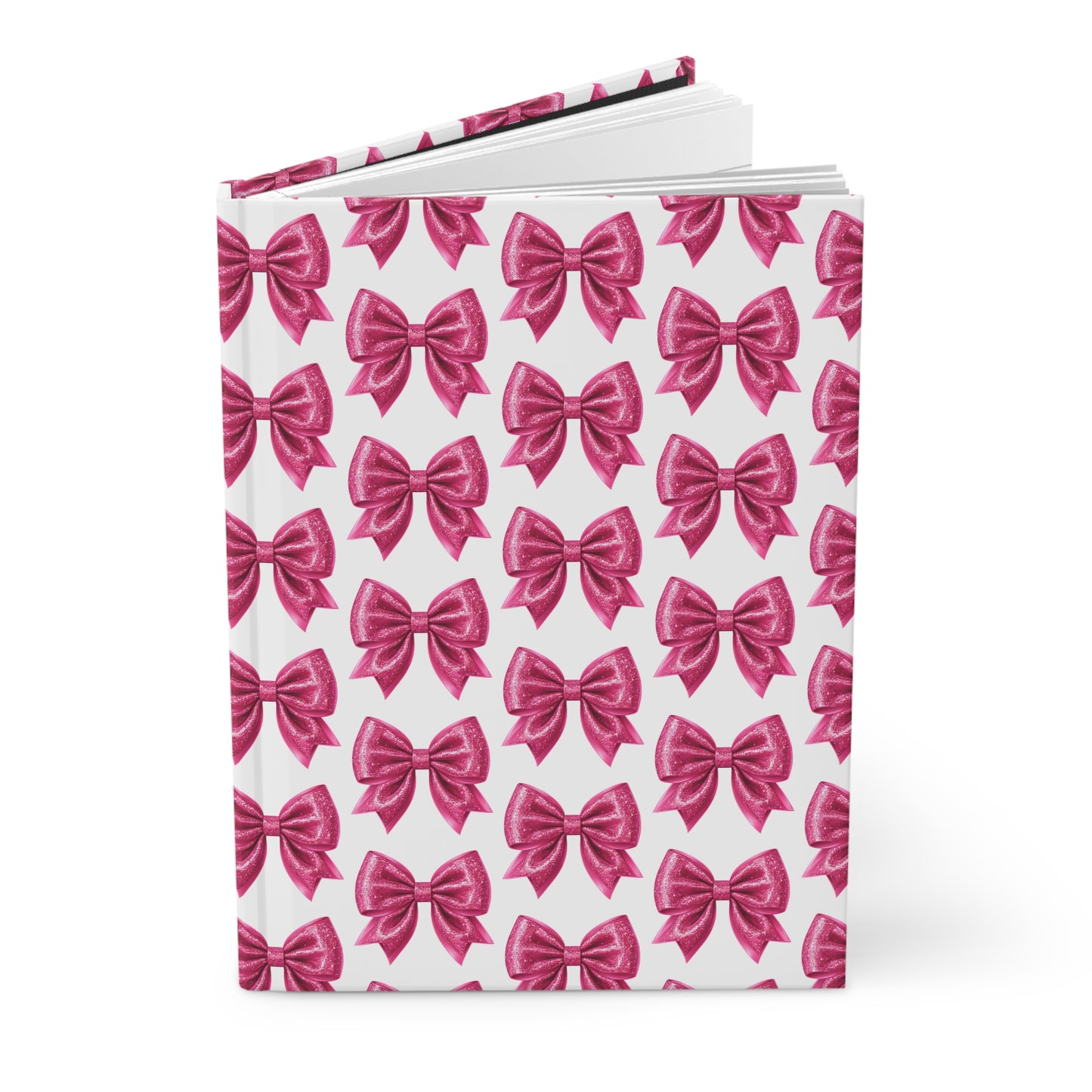 Coquette Glitter Bow Notebook